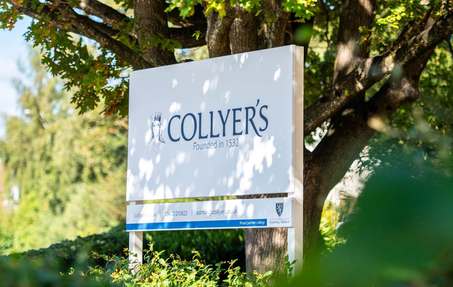 Collyer's x HLA signage Collyer's x HLA signage